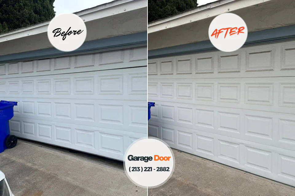 Before and after: Garage Door Installation & Replacement Greenville, OH